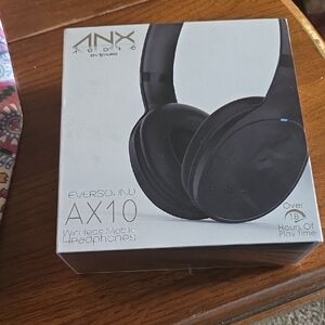 AX10 Wireless Over-Ear Headphones - Black